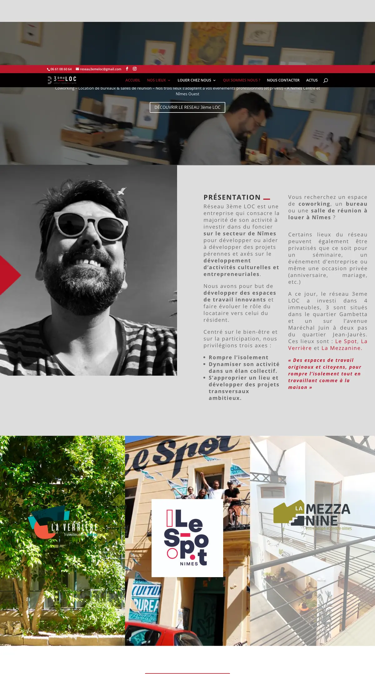 Site du Réseau 3ème Loc