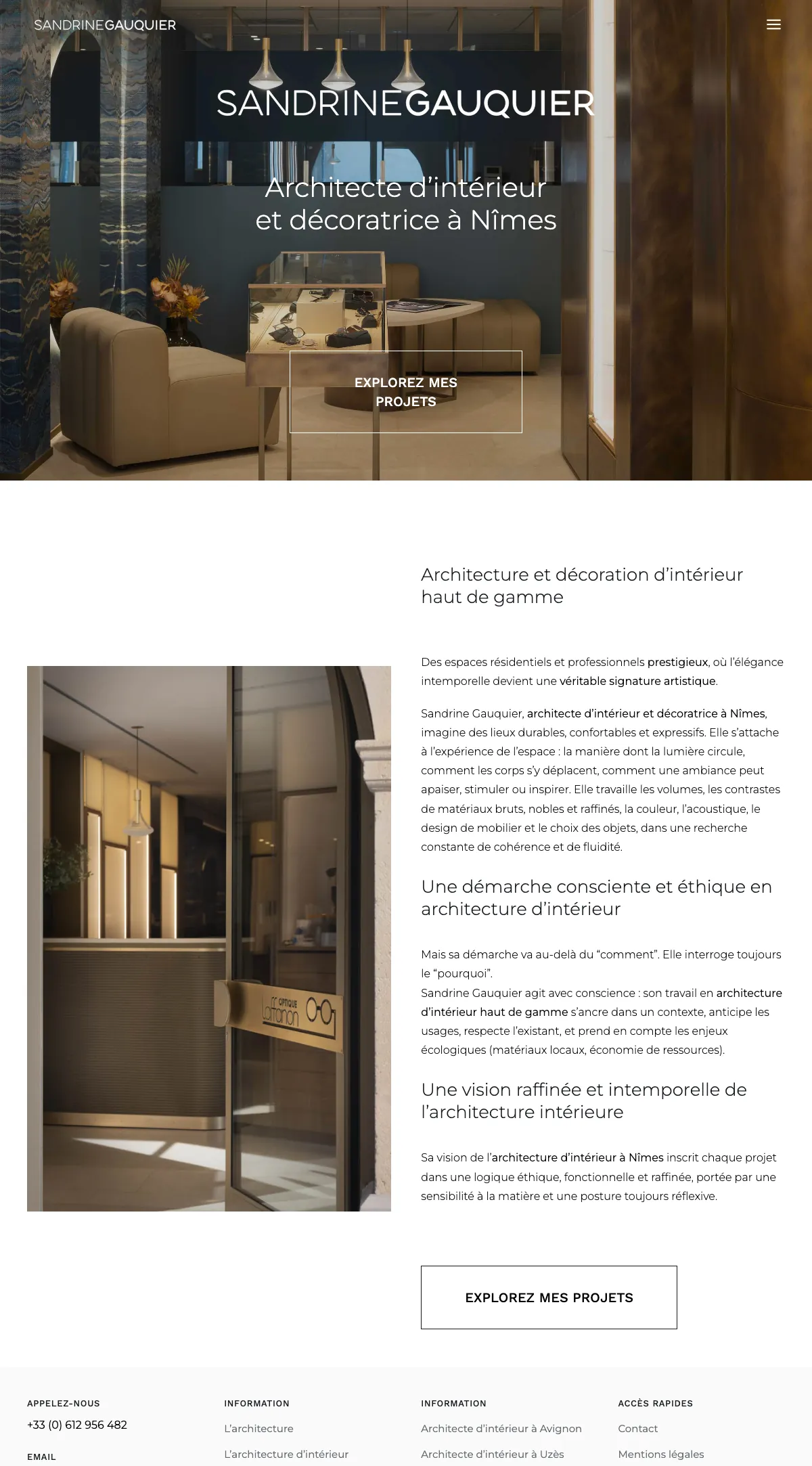 Site de Sandrine Gauquier